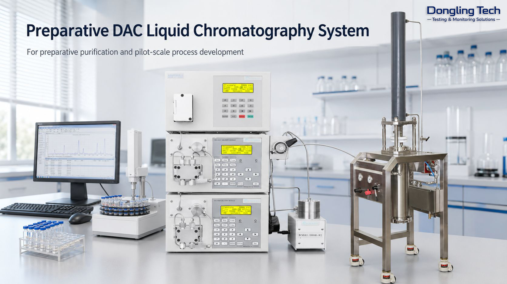 LC500P Dynamic Axial Preparative Chromatography System view 2
