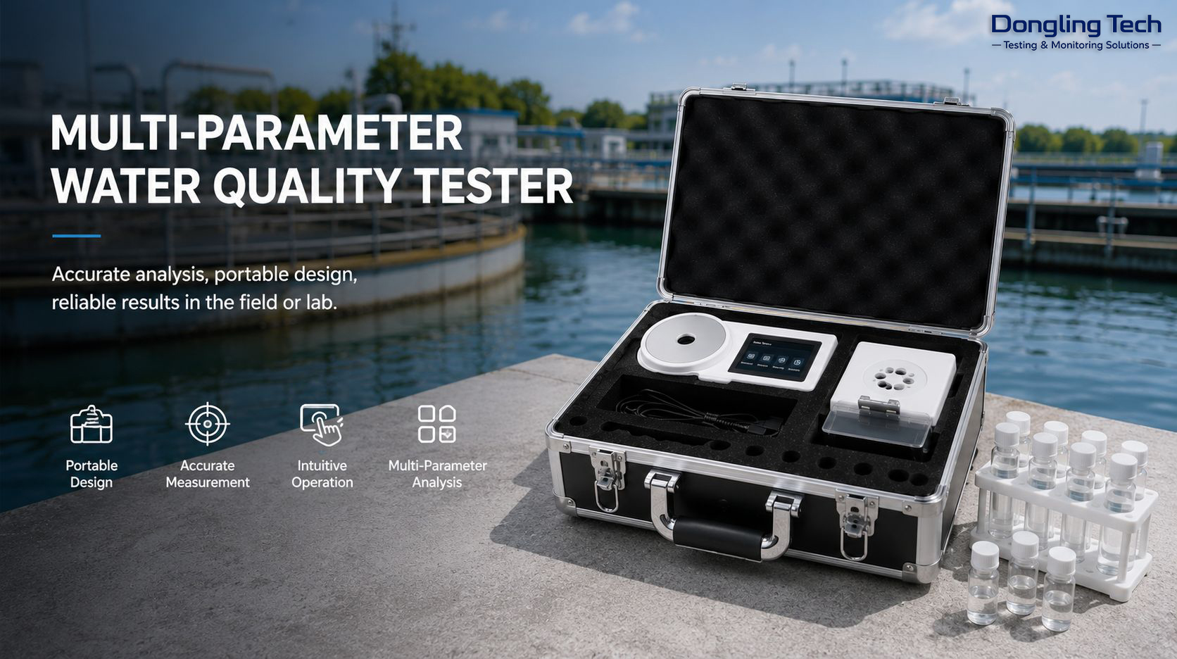 Portable Water Quality Analyzer view 2