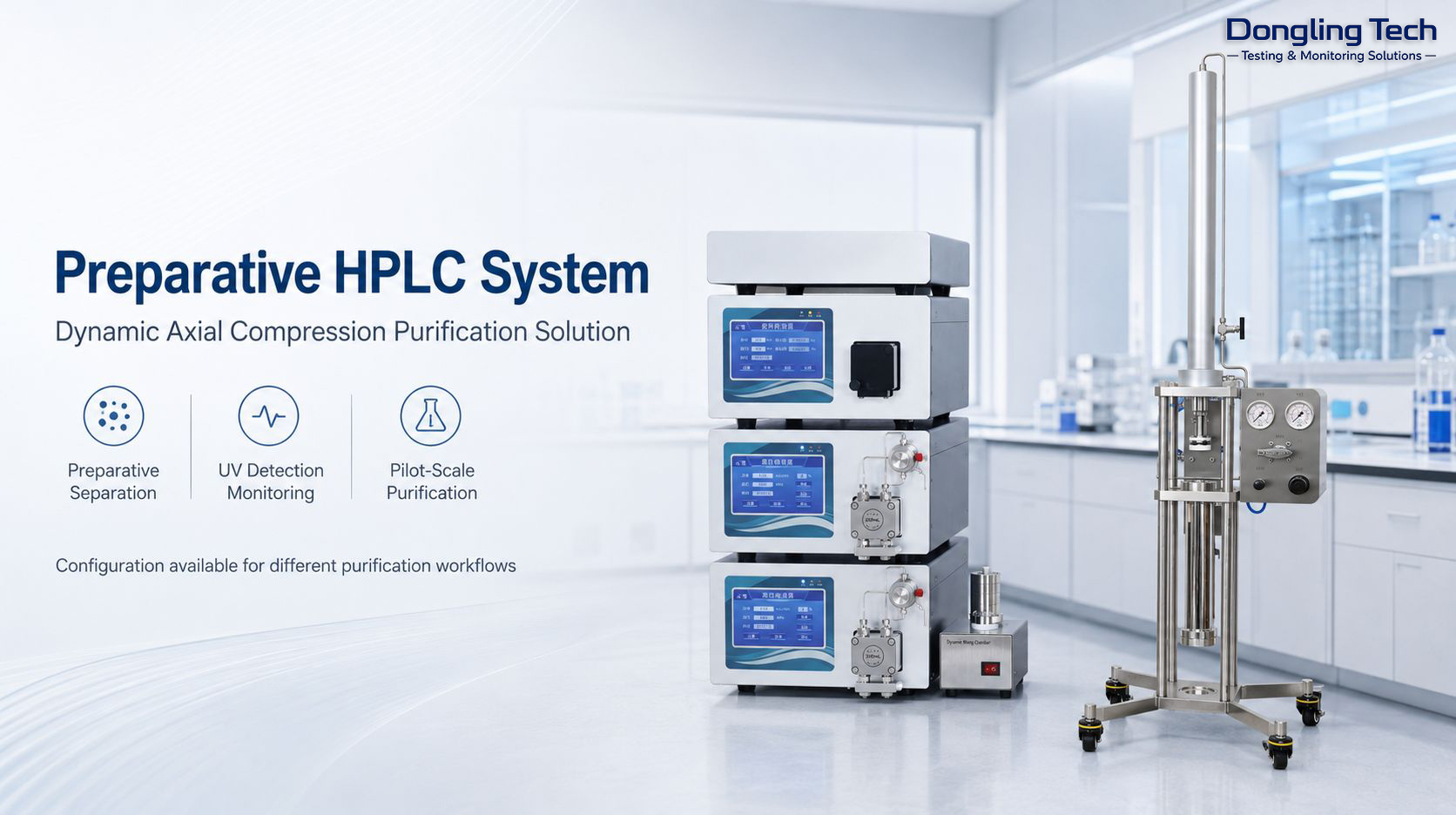 WOOK 8500 Dynamic Axial Preparative Chromatography System view 2